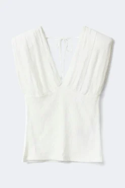 Gina Tricot ace top Hvit Outlet