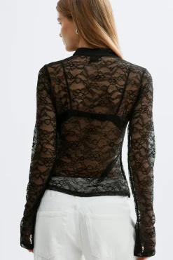 Gina Tricot ace top Svart