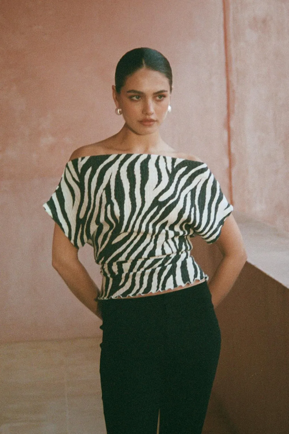 Gina Tricot acing back top Svart Outlet
