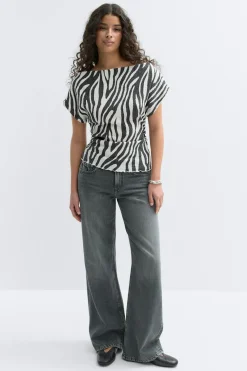 Gina Tricot acing back top Svart Outlet