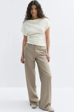 Gina Tricot acing back top Hvit Best