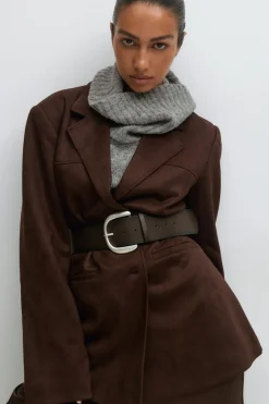Gina Tricot Large buckle belt Brun Online