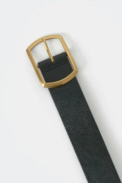 Gina Tricot Large buckle belt Svart