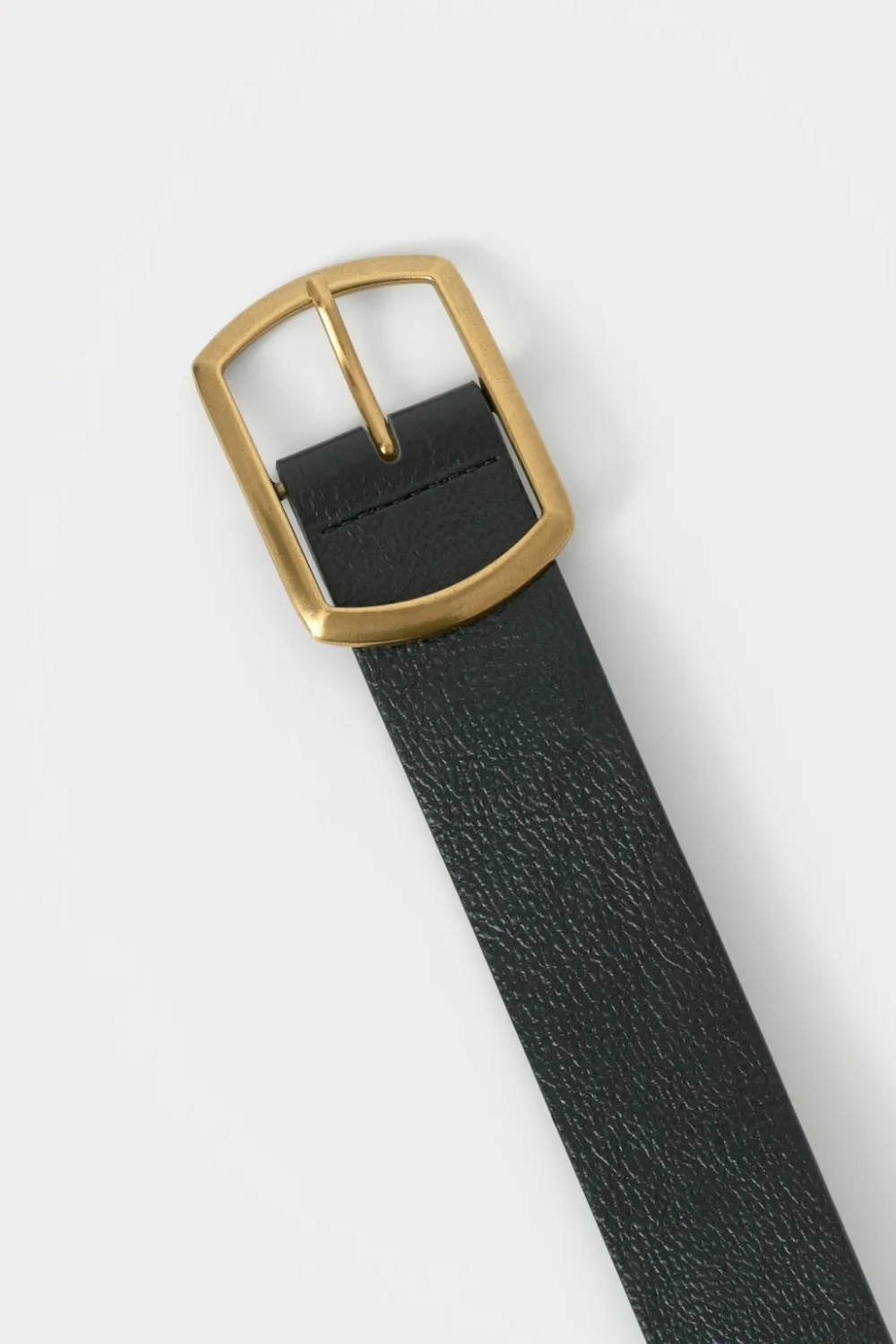 Gina Tricot Large buckle belt Svart