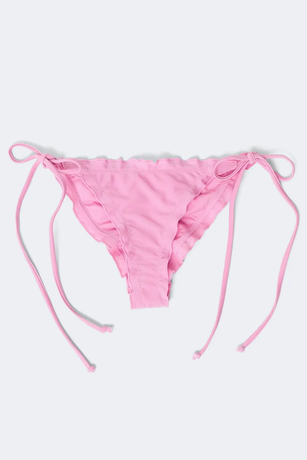 Gina Tricot 14+ exi ruched bikini botto Rosa New