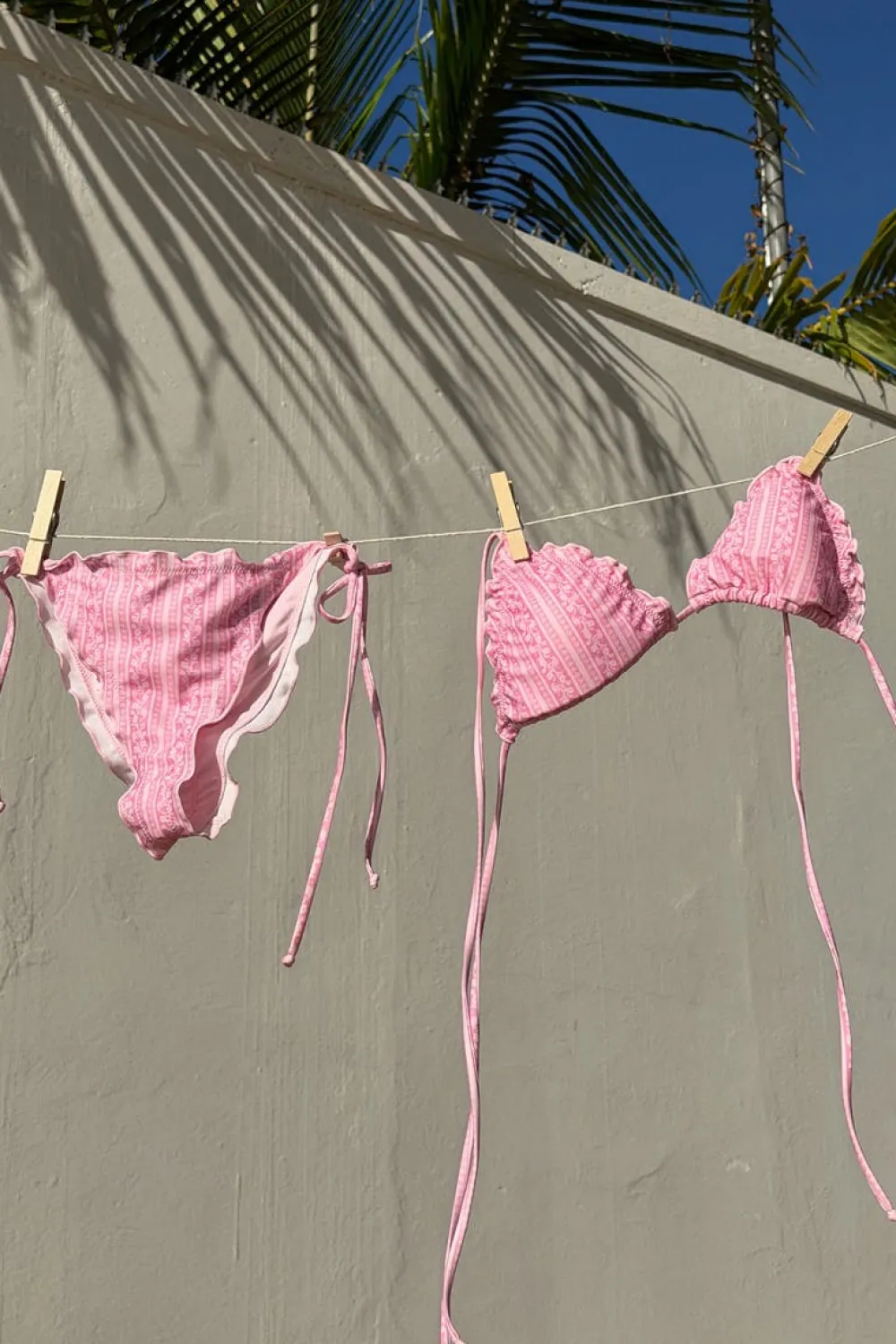 Gina Tricot 14+ exi ruched bikini botto Rosa Online