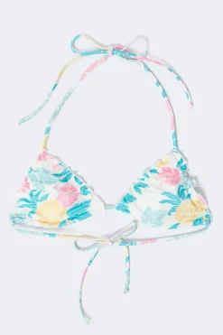 Gina Tricot 14+ exi triange bikini top Blå Discount