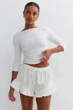 Gina Tricot inen bend fri hort Hvit Outlet