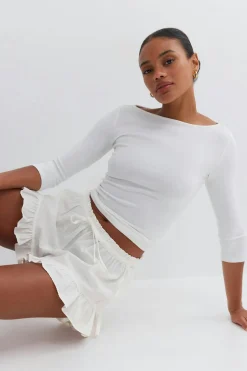 Gina Tricot inen bend fri hort Hvit Outlet