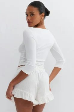 Gina Tricot inen bend fri hort Hvit Outlet