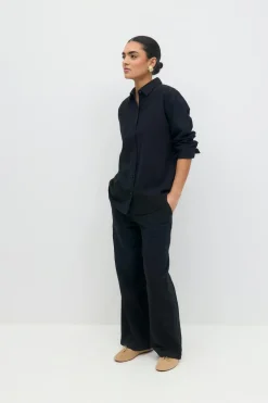 Gina Tricot inen bend hirt Svart Online