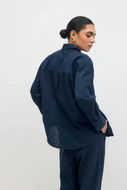 Gina Tricot inen bend hirt Blå New
