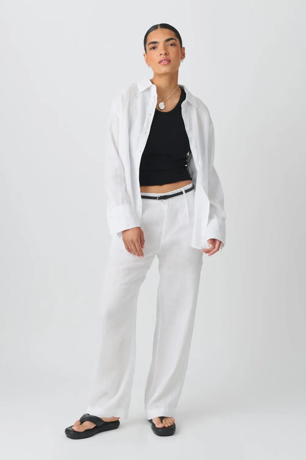 Gina Tricot inen bend hirt Hvit New