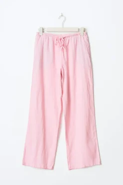 Gina Tricot inen bend trouer Rosa Clearance
