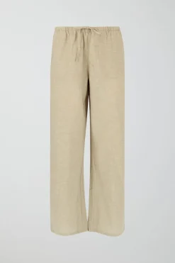 Gina Tricot inen bend trouer Hvit