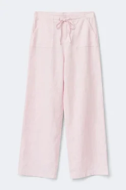 Gina Tricot Linen blend trousers Rosa New