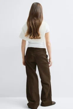 Gina Tricot Linen blend trousers Brun Hot