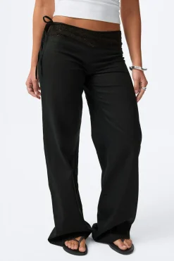 Gina Tricot 14+ inen bend trouer Svart
