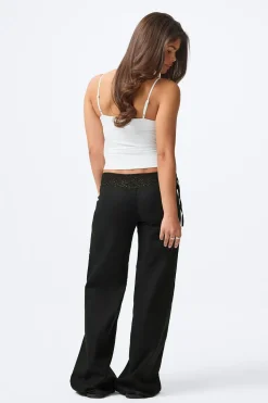Gina Tricot 14+ inen bend trouer Svart