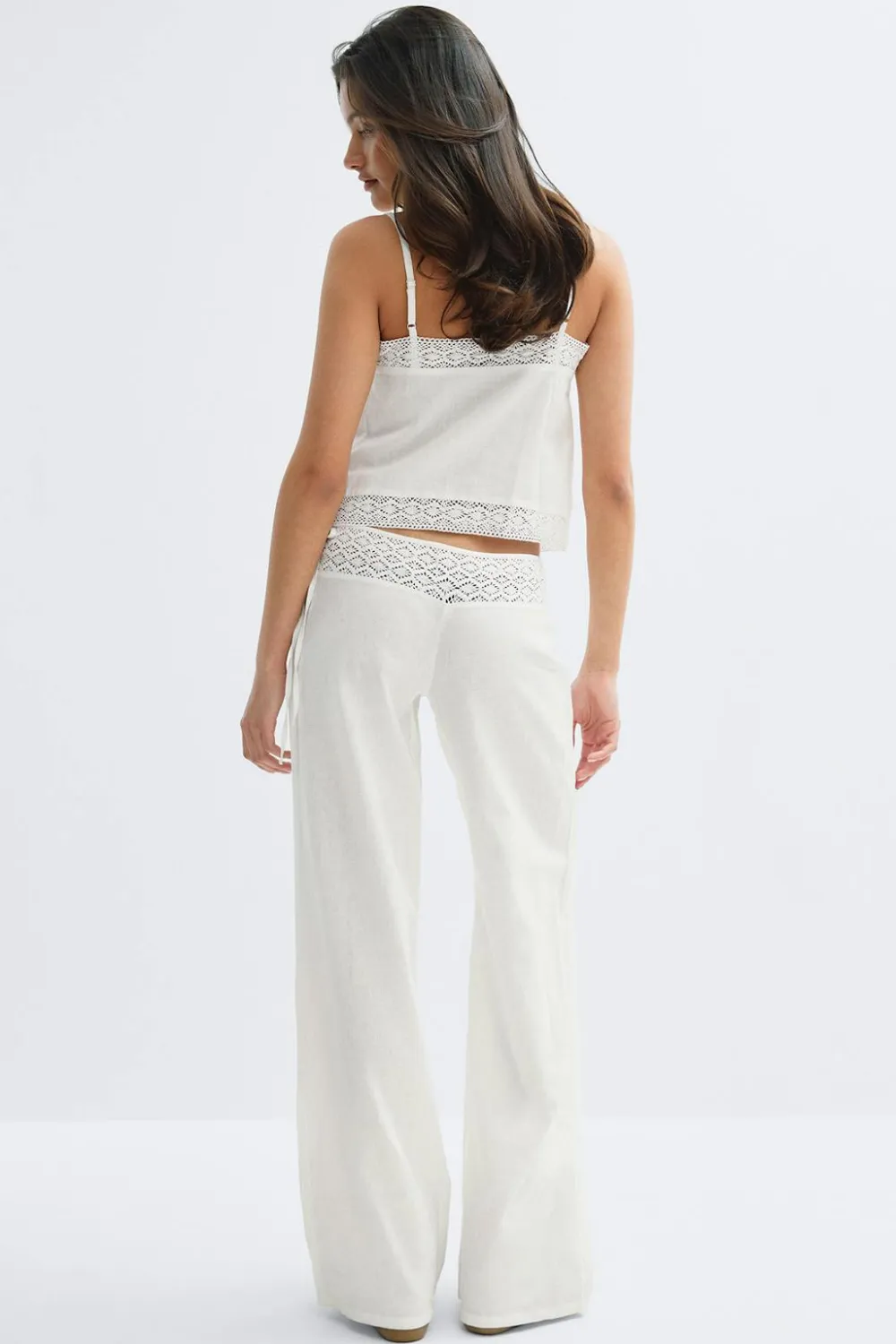 Gina Tricot 14+ inen bend trouer Hvit Discount