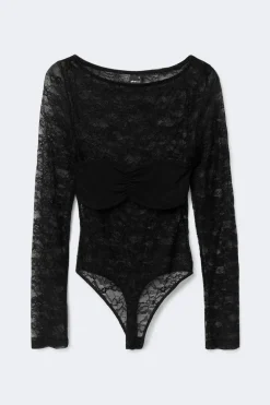 Gina Tricot ong eeve body Svart Outlet