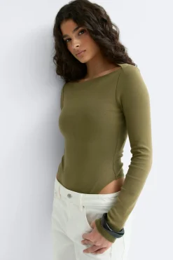 Gina Tricot ong eeve body Grønn Best