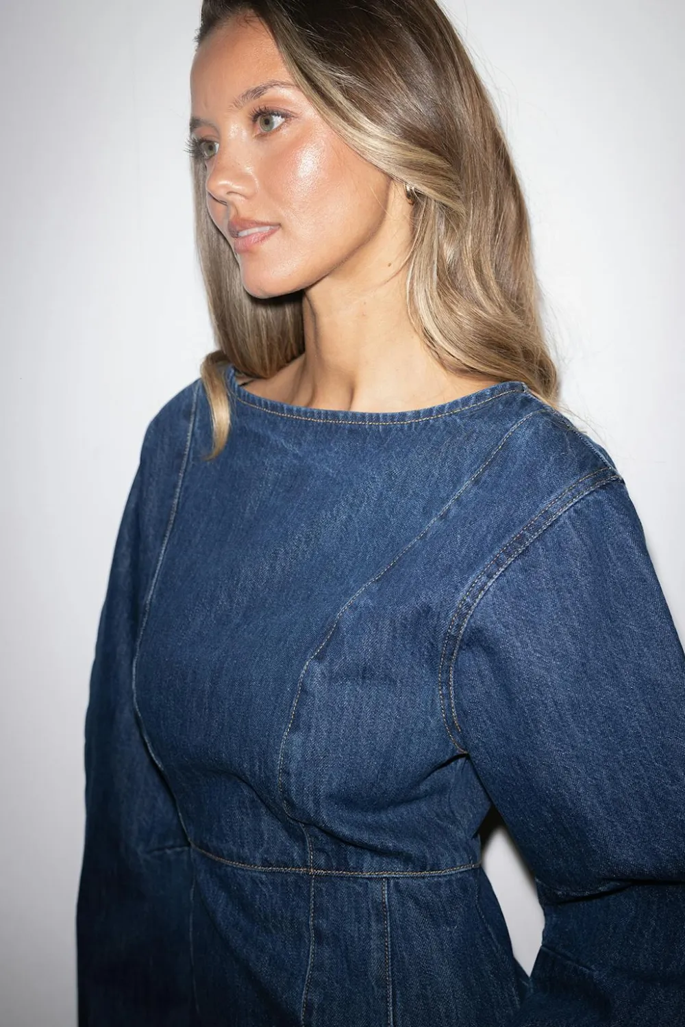 Gina Tricot ongeeve deni dre Blå New