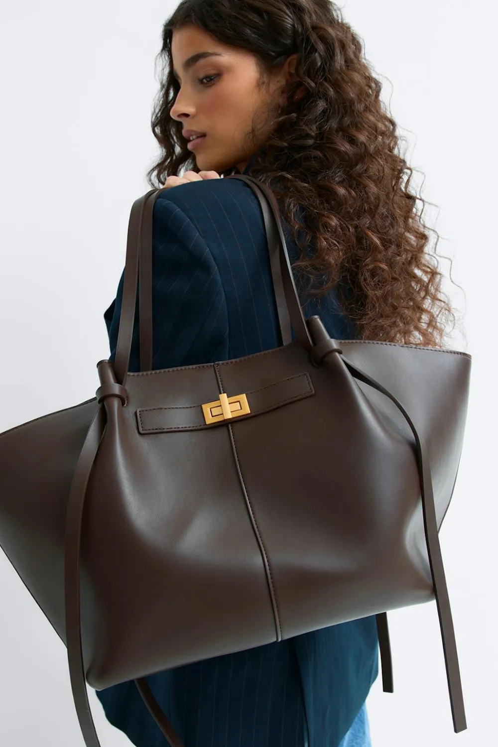 Gina Tricot Long strap pu bag Brun Best