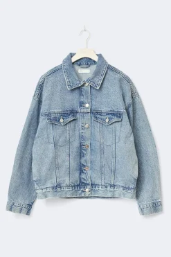 Gina Tricot ooe deni jacket Blå Discount
