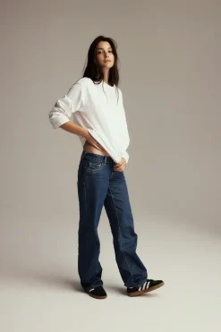 Gina Tricot ooe fit ong eeve tee Hvit Online