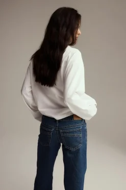 Gina Tricot ooe fit ong eeve tee Hvit Online