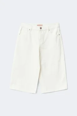 Gina Tricot Loose n' luxe denim shorts Hvit Hot