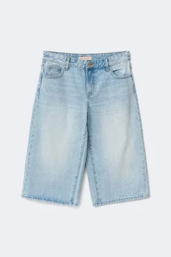 Gina Tricot Loose n' luxe denim shorts Blå Discount