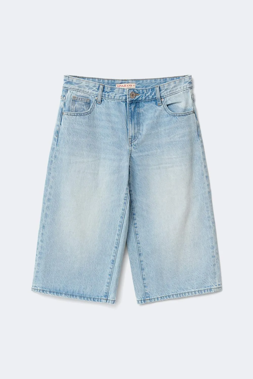 Gina Tricot Loose n' luxe denim shorts Blå Discount