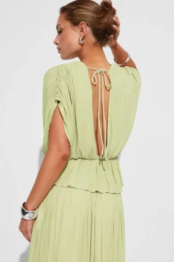 Gina Tricot Loose sleeveless top Grønn Sale