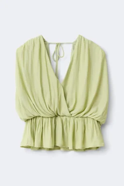 Gina Tricot Loose sleeveless top Grønn Sale
