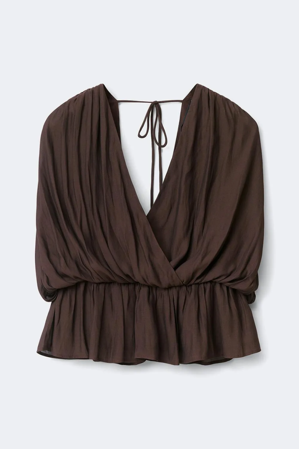 Gina Tricot Loose sleeveless top Brun Hot