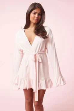 Gina Tricot 14+ lounge robe Rosa Discount