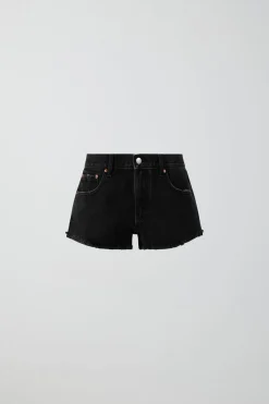 Gina Tricot Low denim shorts Svart New