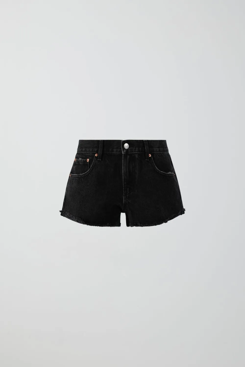 Gina Tricot Low denim shorts Svart New