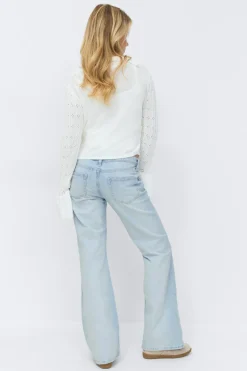 Gina Tricot 14+ ow ooe bootcut jean Blå
