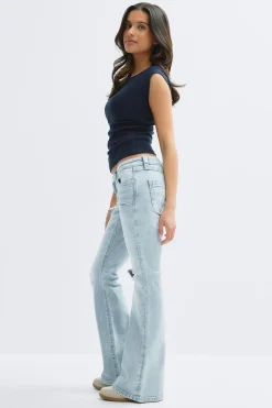Gina Tricot 14+ ow rie fare jean Blå Online