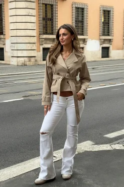 Gina Tricot 14+ ow rie fare jean Hvit Outlet