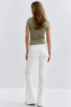 Gina Tricot 14+ ow rie fare jean Hvit Outlet