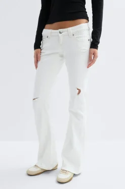 Gina Tricot 14+ ow rie fare jean ta Hvit Discount
