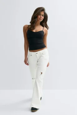 Gina Tricot 14+ ow rie jean petite Hvit Online