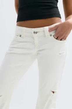 Gina Tricot 14+ ow rie jean petite Hvit Online