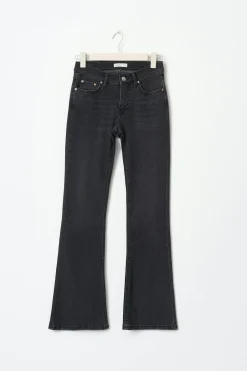 Gina Tricot Low waist bootcut jeans Svart Sale