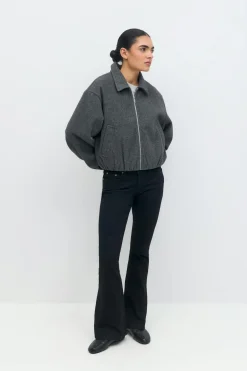 Gina Tricot Low waist bootcut jeans Svart Best