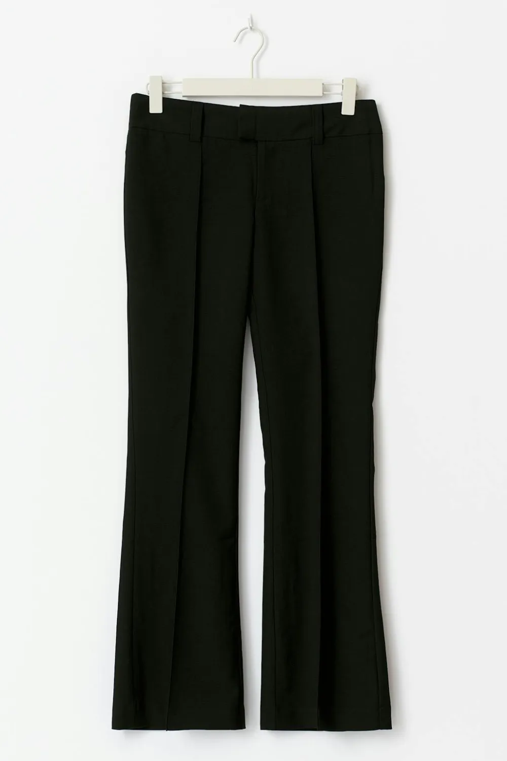 Gina Tricot Low waist bootcut trousers Svart Outlet